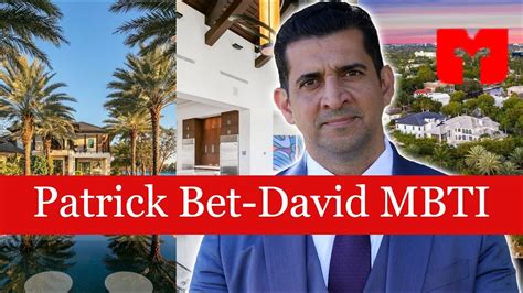 patrick bet david mbti|16 Personality Analyst Reacts to Patrick Bet.